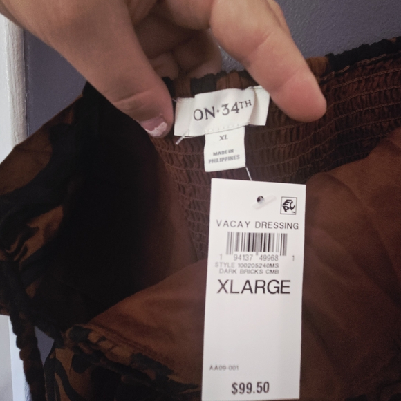 Chic Black and Brown Maxi Dress - Picture 8 of 8